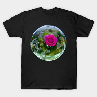 Rose in the glass ball T-Shirt